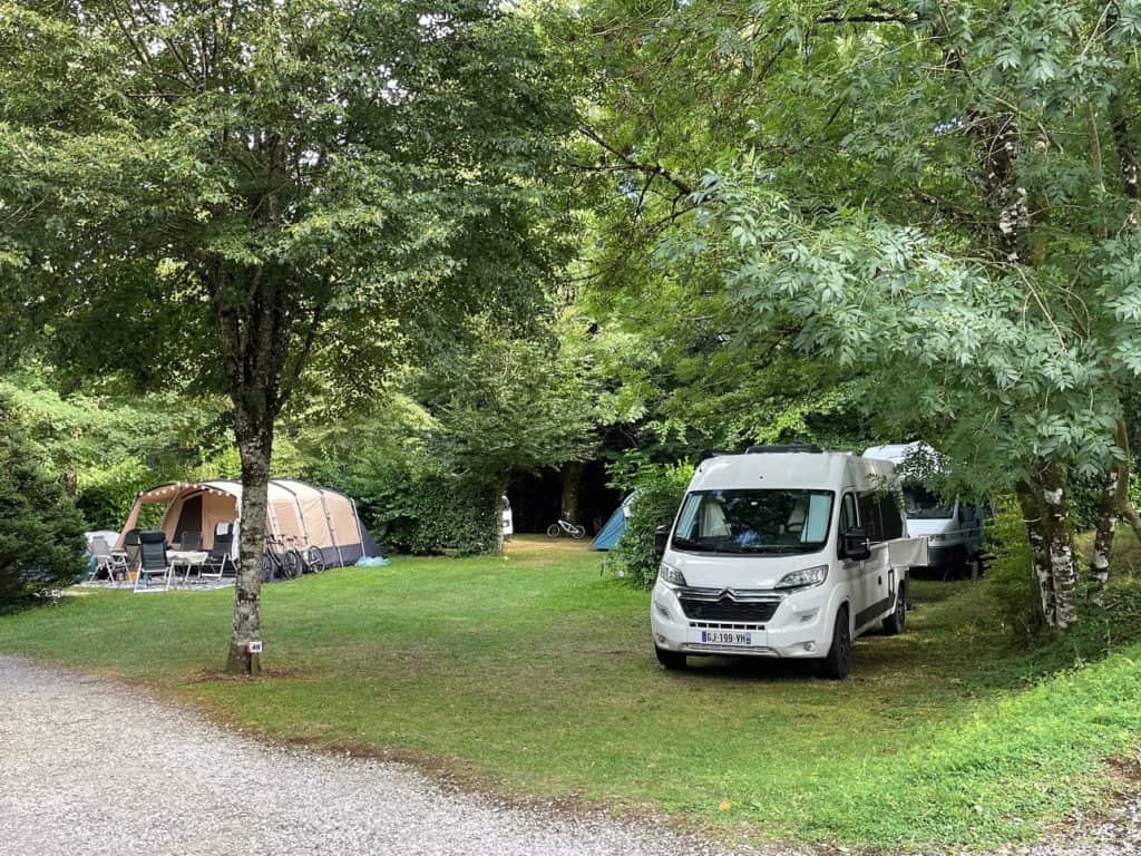 emplacement camping car