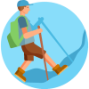 camping étape randonné
